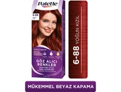 PALETTE SAÇ BOYASI & GÖZ ALICI RENKLER COLORS 6/88 YOĞUN KIZIL - 1