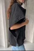 Denim Kolsuz Cepli Ceket - 4