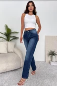 Kadın Bol Kesim Jean Pantolon - 4
