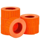 Motex Tanex Makine Etiketi Kraft Fiyatlandırma Numaralandırma Bant-12x21 mm -800'lü -Turuncu-10 Adet thumbnail 6