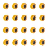 Motex Tanex Makine Etiketi Kraft Fiyatlandırma Numaralandırma Bant-12x21 mm -800'lü -Turuncu-20 Adet thumbnail 1