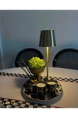 Cata İstanbul Masa Lambası Gold Renk Ct-8437 - 4