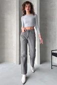 Yüksek Bel Straight Jean - 4751 - 4
