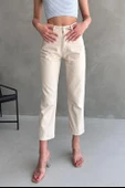 Bej Cepli Normal Kesim Bilek Boy Pantolon - 1