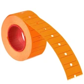 Motex Tanex Makine Etiketi Kraft Fiyatlandırma Numaralandırma Bant-12x21 mm -800'lü -Turuncu-20 Adet thumbnail 2