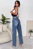 Kadın Bol Kesim Jean Pantolon - 5