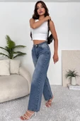 Kadın Bol Kesim Jean Pantolon - 4