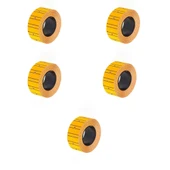 Motex Tanex Makine Etiketi Kraft Fiyatlandırma Numaralandırma Bant-12x21 mm -800'lü -Turuncu- 5 Adet thumbnail 1