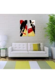 Ying Yang Iki Parça Canvas Tablo (30x70) - 4