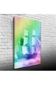 Gökkuşağı Gemi Canvas Tablo (50x70) thumbnail 2