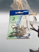 Uzun Pa.la Delikli Sap 2 Numara 21'li Paket Beyaz M-9946 Baitholder Olta Iğnesi - 1