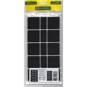 Pacific 6040 BL Yapışkanlı Keçe 40 mm X 40 mm Siyah - 1