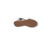 İzlife 383K266 Kadın Kahve Lastikli Taşlı Tokalı Sandalet Ayakkabı thumbnail 5