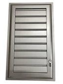 Plastik Menfez 25X45 Gümüş Banyo WC Havalandırma - 1
