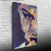 Yağlıboya Kadın Portre Gri Tonlarda Kanvas Tablo 50 x 70 thumbnail 1