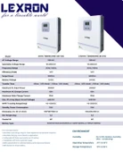 Lexron 12 V 1.6 KW Mppt 40-450 V DC Input Yüksek Voltaj Tam Sinüs Akıllı İnverter - 2