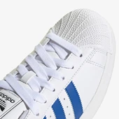 Adidas Superstar II Unisex Beyaz Mavi Spor Ayakkabı JQ4729 - 4