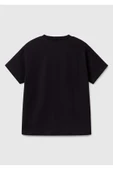 Erkek Çocuk Fıstık Yeşili Benetton Logo Baskılı T-Shirt - 20