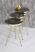 Zigon Sehpa Gold Bendir Tel 1045 - 2