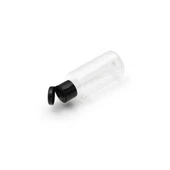 50ml plastik şefaf fliptop kapak şişe, 24 adet, açmalı kapak şişe, dezenfektan şişesi,sabun şişesi, kozmetik şişe - 1