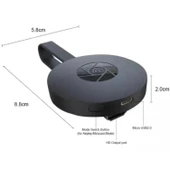 Ozmik G2-4 MiraScreen Ekran Wifi HDMI Uyumlu Taşınabilir Dongle TV Android Ios Için Uyumlu Ekran - 12