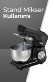  SMX-2775 Çok Amaçlı Mutfak Şefi ( Hamur - Kıyma - Blender Makinesi ) - 5