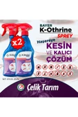 ZİROS Bayer Kothrine 500 ml Kullanima 2 Adet,hazır Sprey Bit Pire Sinek Örümcek Gümüş Böceği Haşere - 1