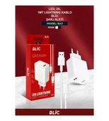Blic 2A Led Işıklı 1mt Lightning Kablo Şarj Aleti BA3 - 1