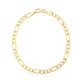 AgaKulche Figaro Düz Altın Bileklik - 1