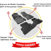 Rizline Ford  Focus 2 2005-2010  3D Havuzlu Paspas Siyah - 3