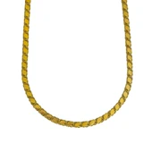 AgaKulche Aynalı 4,2 mm Altın Zincir - 1