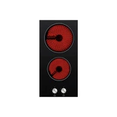 Luxell Siyah Domino Vitroseramik Cam Set Üstü Ocak (V3-02) - 1