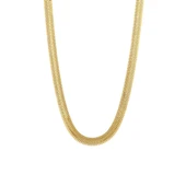AgaKulche İtalyan Ezme Balık Sırtı 2 mm Altın Zincir thumbnail 1
