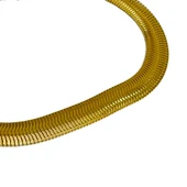 AgaKulche İtalyan Ezme Balık Sırtı 6,20 mm Altın Bileklik - 4