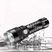 Gold Orion OR-A72 Alüminyum Alaşımlı El Feneri – 100W Güç, 3000 Lümen, 1500 Metre Menzil metal fener hediye - 3