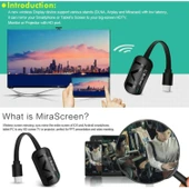 Ozmik G4 Aktarıcı PC Wifi ekran alıcısı Miracast Airplay ekran HDMI uyumlu Android IOS Mirascreen - 6