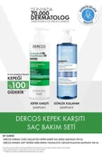 Vichy Dercos Normal/Yağlı Saçlar İçin Saç Bakım Seti: Kepek Karşıtı Şampuan& Mineral Soft Bakım Şampuan- SKT: 12M - 1