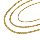 AgaKulche Aynalı 4,2 mm Altın Zincir - 4