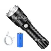 Gold Orion OR-A72 Alüminyum Alaşımlı El Feneri – 100W Güç, 3000 Lümen, 1500 Metre Menzil metal fener hediye - 6