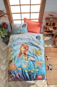 Junior Tek Kişilik Nevresim Takımı Mermaid Mercan - 1