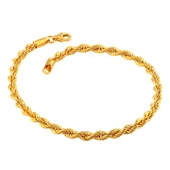 AgaKulche Halat 2,7 mm Altın Bileklik thumbnail 2