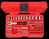 İZELTAŞ 1/4  LOKMA ANAHTAR VE BITS SETİ 45 PARÇA - 1