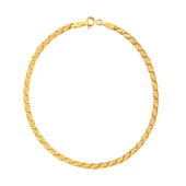 AgaKulche Aynalı 2,85 mm Altın Bileklik - 1