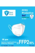 BestMask 10 Adet Ffp2 Maske Kulak Acıtmayan Esnek Lastik - 1