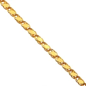 AgaKulche Aynalı 2,85 mm Altın Bileklik - 3