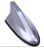 Hyundai Elantra Uyumlu Gümüş Gri (Silikonlu) Shark Balina Anten - 1