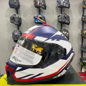 SWAY SW 865 ATOS Blue White Full Face - 3