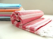 GRVTANIUM %80 Pamuk 175x96cm Peştemal Püsküllü Banyo,Plaj,Hamam Havlusu M1 - 9