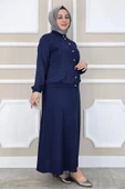 KADIN YAY DESENLİ TESETTÜR TAKIM - 4