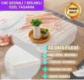 HÜZZAM 80x200 Ikea Divan Hemnes Uyumlu. Katlanır Ortopedik Sünger Yatak. 160x200x12 Cm thumbnail 1
